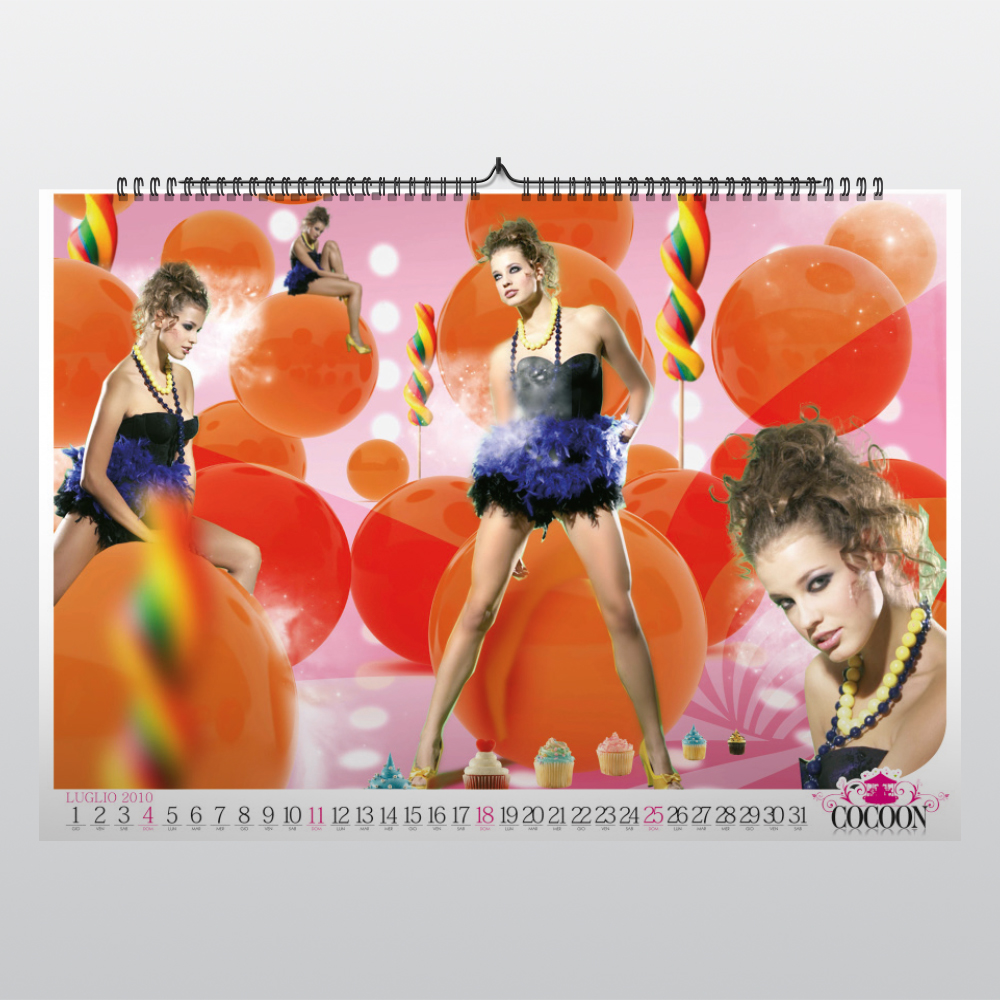 Calendario Cocoon 2010 - Gomez & Mortisia - Danilo Li Muli