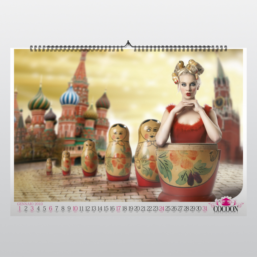 Calendario Cocoon 2010 - Gomez & Mortisia - Danilo Li Muli