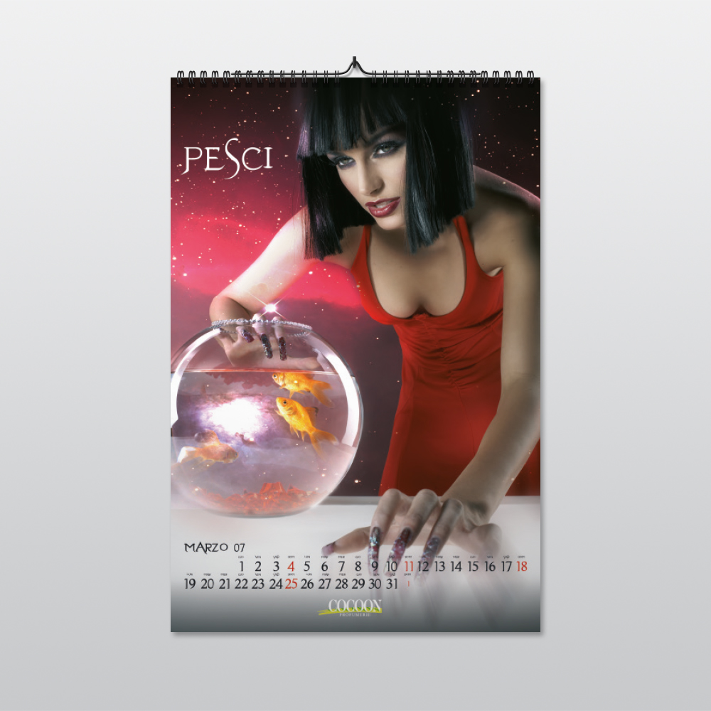 Calendario Cocoon Zodiaco 2007 - Gomez & Mortisia - Danilo Li Muli