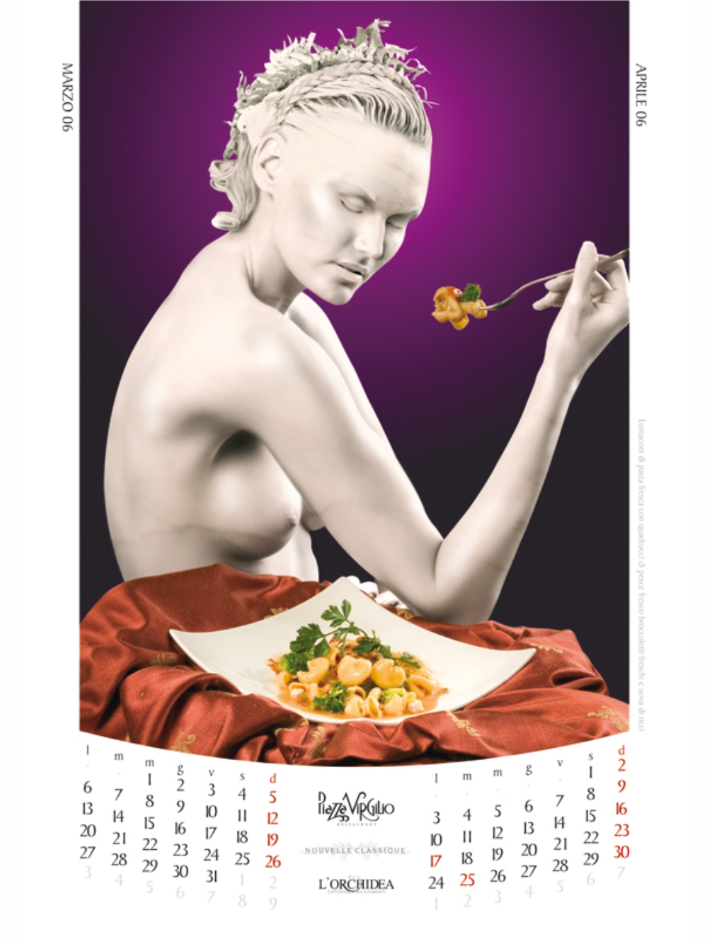 Calendario Piazza Virgilio 2006 - Danilo Li Muli - Gomez & Mortisia