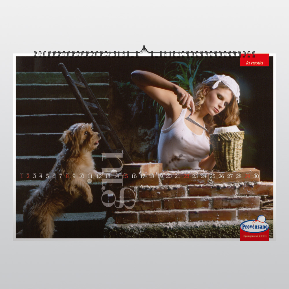 Calendario Provenzano 2003 - Gomez & Mortisia - Danilo Li Muli