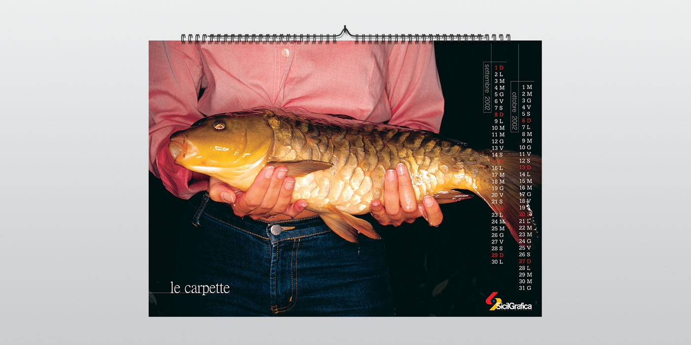 Calendario Sicilgrafica 2002 - Danilo Li Muli - Gomez & Mortisia