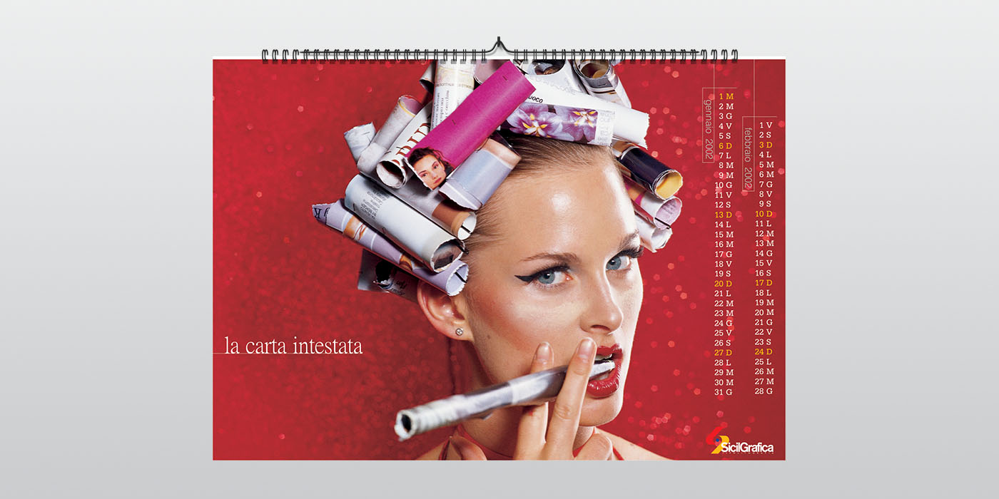 Calendario Sicilgrafica 2002 - Danilo Li Muli - Gomez & Mortisia