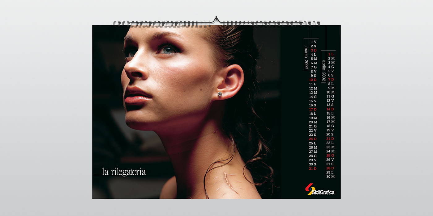 Calendario Sicilgrafica 2002 - Danilo Li Muli - Gomez & Mortisia