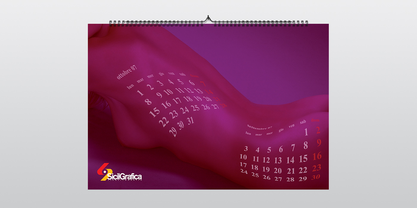 Calendario Sicilgrafica 2007 - Danilo Li Muli - Gomez & Mortisia