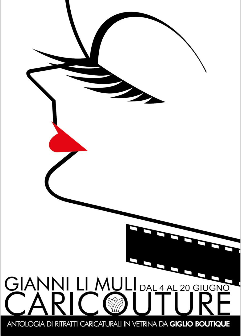 Campagna Caricouture Gianni Li Muli - Greta Garbo - Danilo Li Muli - Gomez & Mortisia