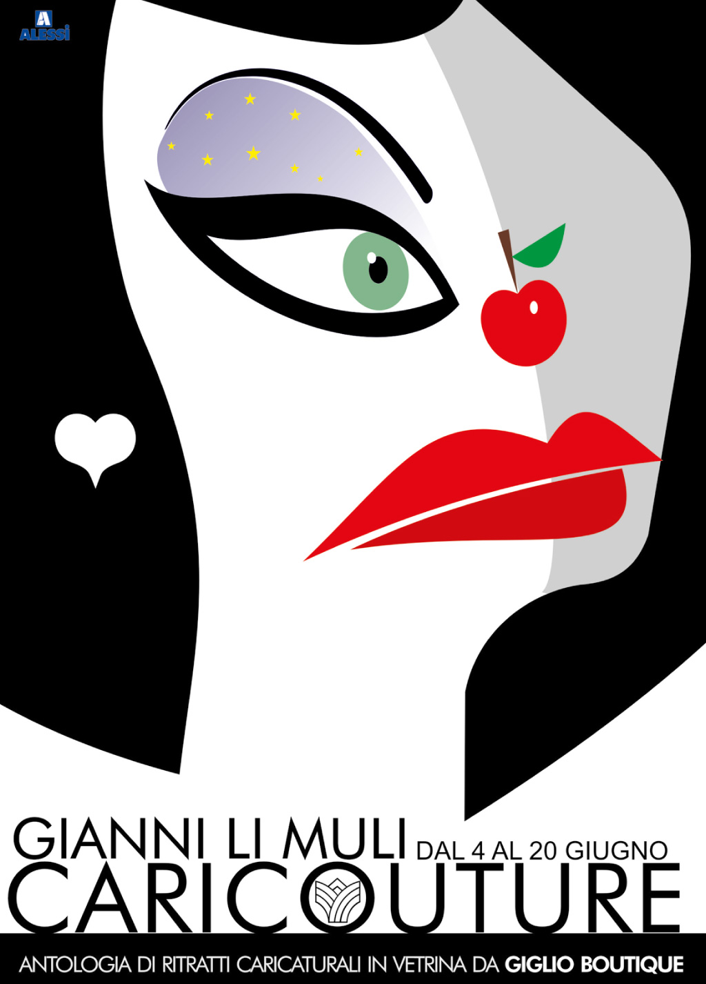 Campagna Caricouture Gianni Li Muli - Sophia Lauren - Danilo Li Muli - Gomez & Mortisia