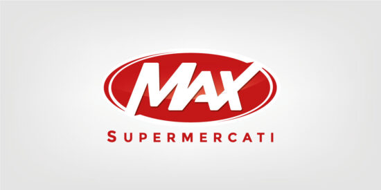 Logo Max Supermercati - Gomez & Mortisia - Danilo Li Muli