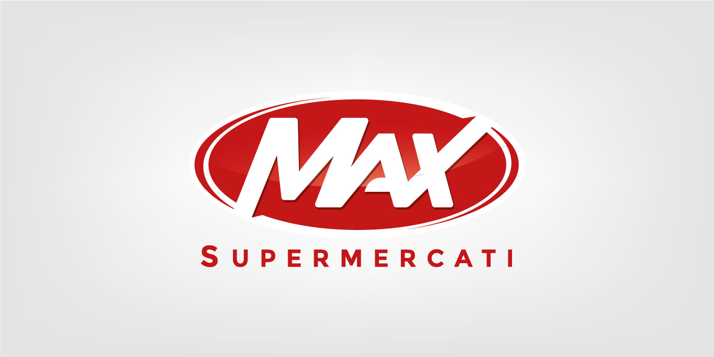 Logo Max Supermercati - Gomez & Mortisia - Danilo Li Muli